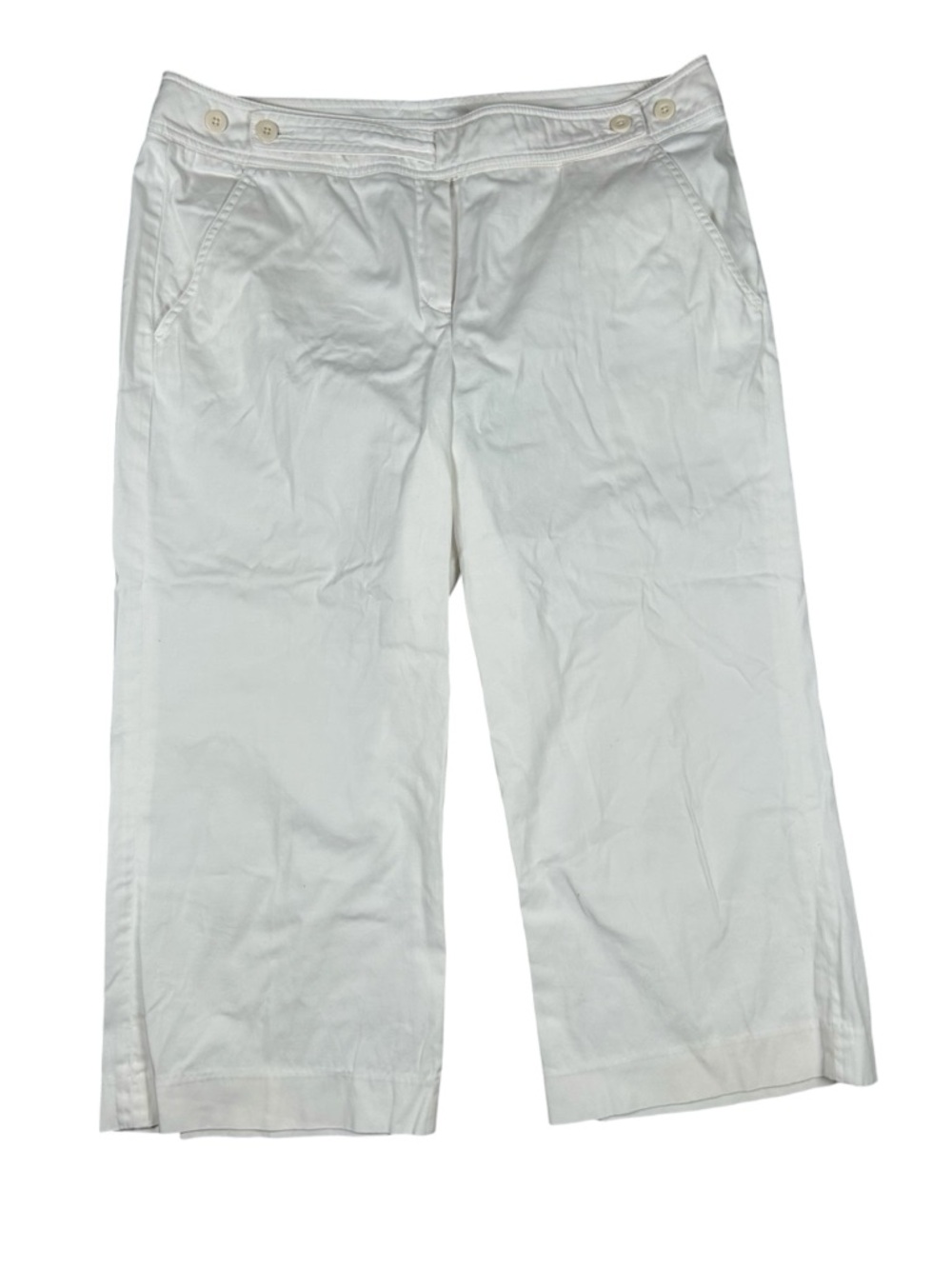 Sandro Sportswear White Capri Pant Size 10